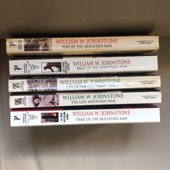 5 Johnstone western books - Picture 2 of 9